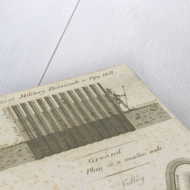 Pipehill - Military barricade by William Pitt