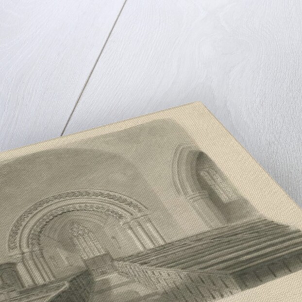 Interior of Longdon Church by John Buckler