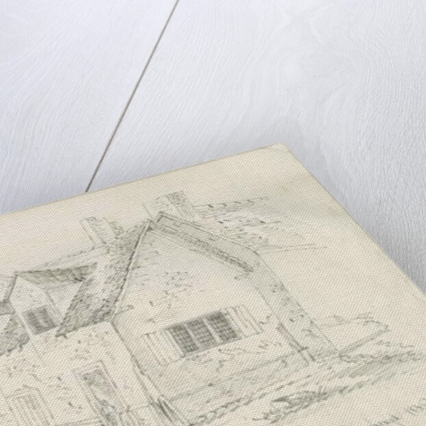 Stafford - Old Cottage in Back Walls by John Robert Fernyhough