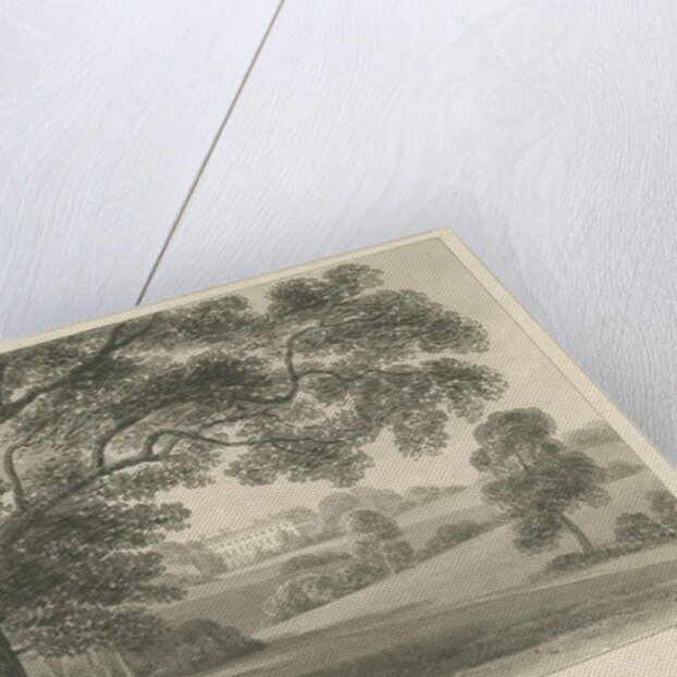 Loxley Park: sepia drawing, 1841 by John Chessell Buckler