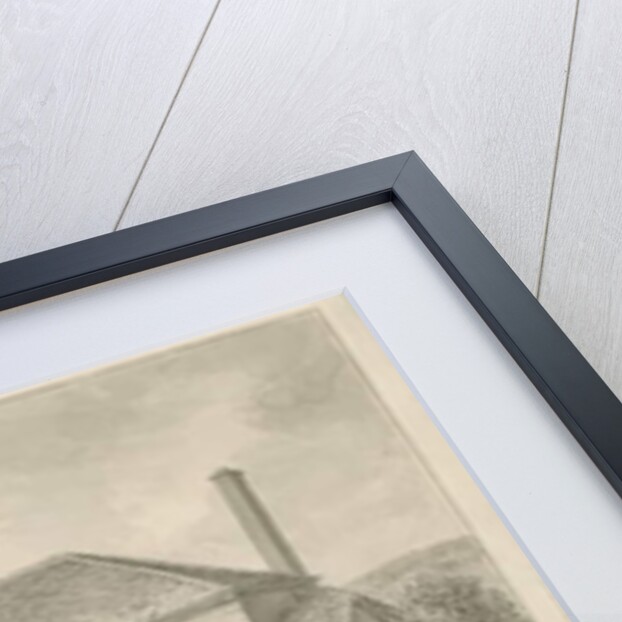 Madeley - Free School: sepia drawing, 1840 by John Buckler