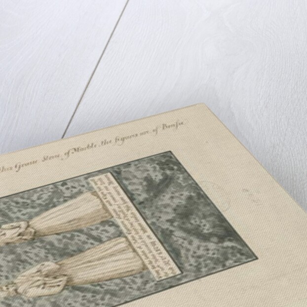 Madeley Church - Gravestone of John Egerton: pen and ink wash drawing, nd [19th cent] by John Robert Fernyhough