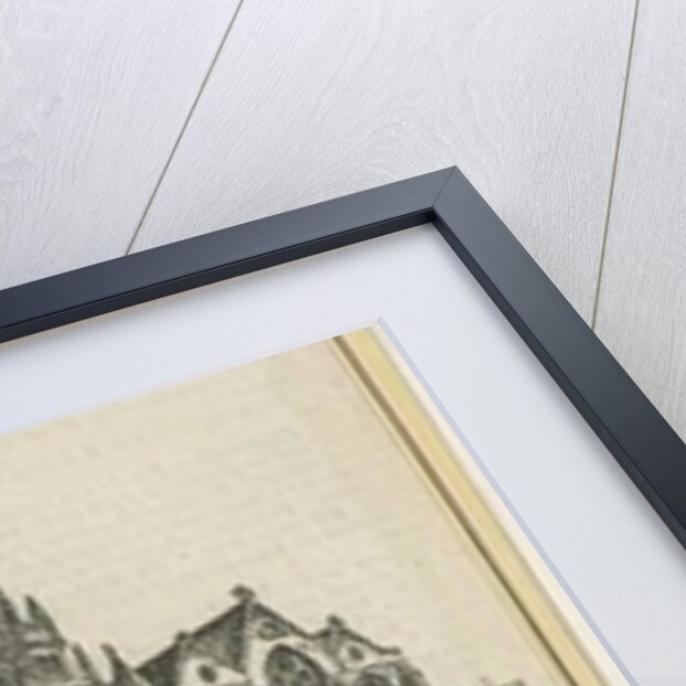 Stafford - St. Mary's Church: woodcut engraving, nd [c 1843] by School English