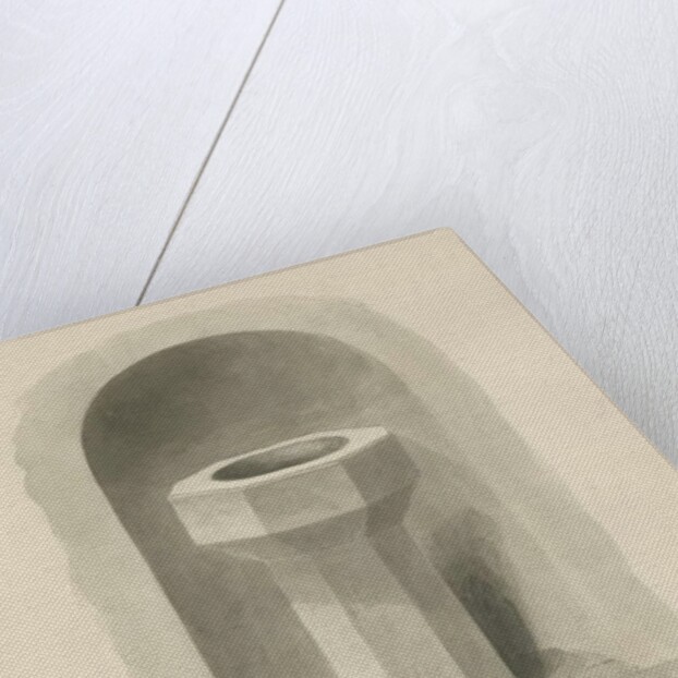 Font in Marchington Church by John Buckler