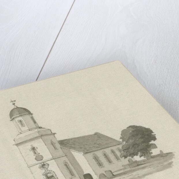 Marchington Church by Thomas Peploe Wood