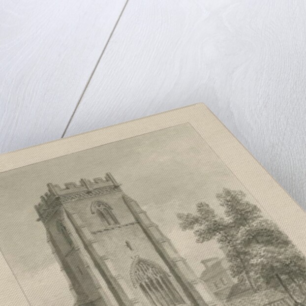 Ranton Abbey [Priory] - The Tower by John Chessell Buckler