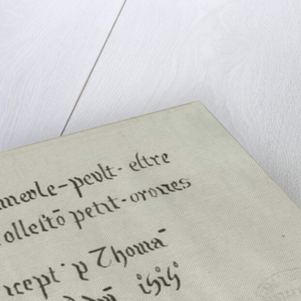 Mayfield Church - Inscription to Thomas Rolleston by School English