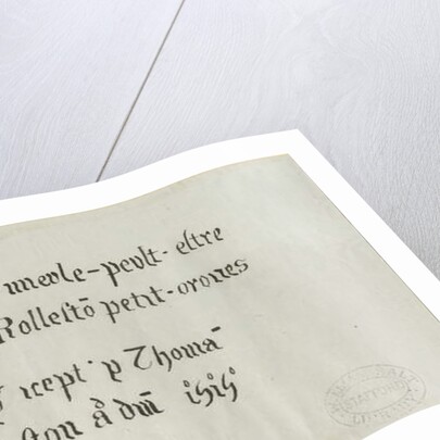 Mayfield Church - Inscription to Thomas Rolleston by School English