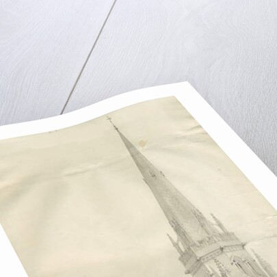 Stafford - St. Mary's Church by John Chessell Buckler