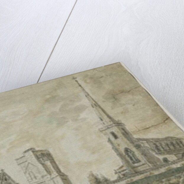 Hamstall Ridware - Church and Manor House by Stebbing Shaw