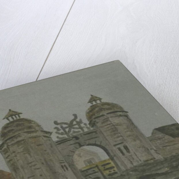 Hamstall Ridware Hall - Porters' Lodges by Allen Edward Everitt
