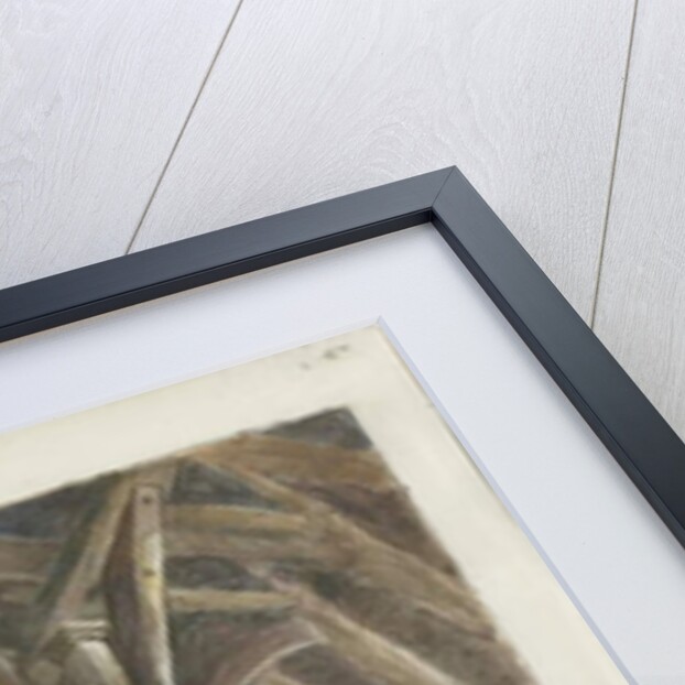 Mavesyn Ridware Hall - Gatehouse: painting, 1895 by School English