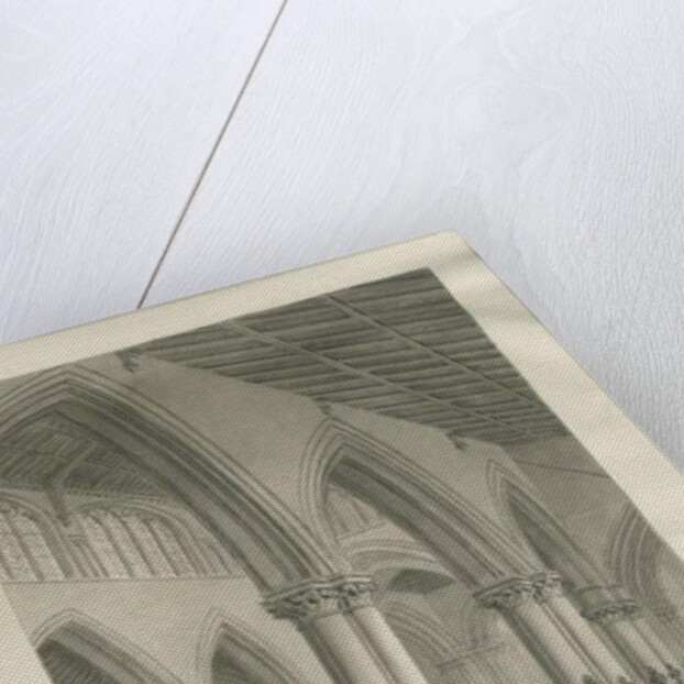 Stafford - Interior of St. Mary's Church by John Buckler