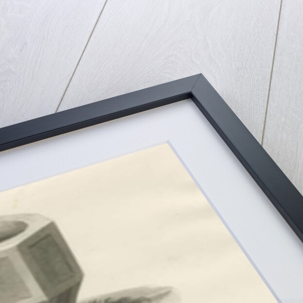 Old Font from Mucklestone Church by John Buckler