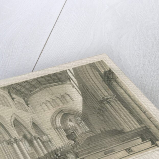 Stafford - Interior of St. Mary's Church by School English