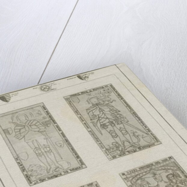 Mavesyn Ridware - Gravestones of the Carwardens: engraving by School English