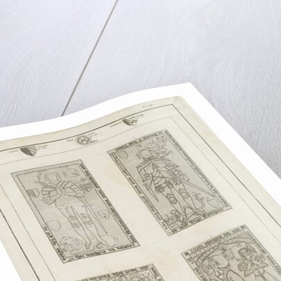 Mavesyn Ridware - Gravestones of the Carwardens: engraving by School English