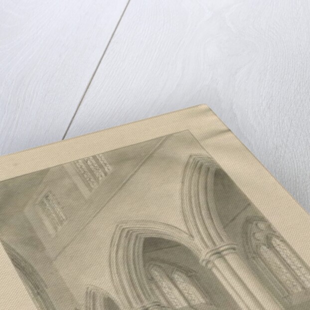 Stafford - Interior of St. Mary's Church by John Buckler