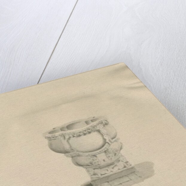 Stafford - Font in St. Mary's Church by John Buckler