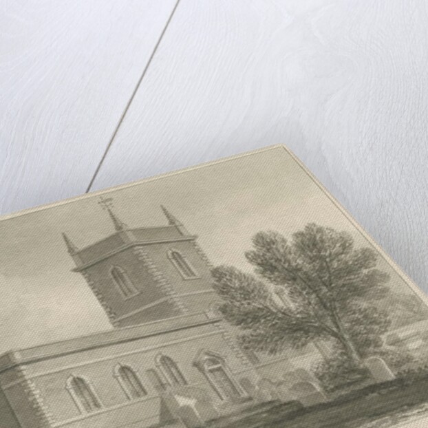 Rocester Church by John Chessell Buckler