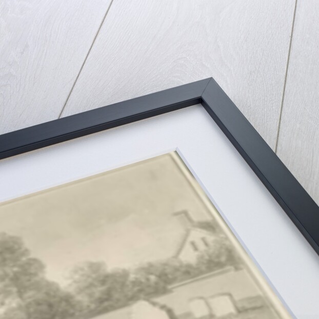 Rocester Church - Monuments and Church-yard: sepia drawing, 1841 by John Chessell Buckler