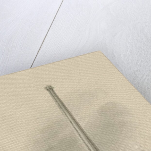 Rocester Churchyard - Cross: sepia drawing, 1832 by John Chessell Buckler