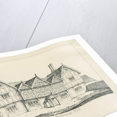 Newborough Hall: pen drawing, 1836 by Thomas Peploe Wood