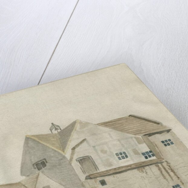 Stafford - The Old House of Correction: water colour painting by School English