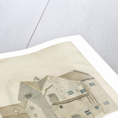 Stafford - The Old House of Correction: water colour painting by School English
