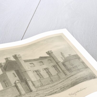 Newcastle-under-Lyme - Grammar School by John Buckler