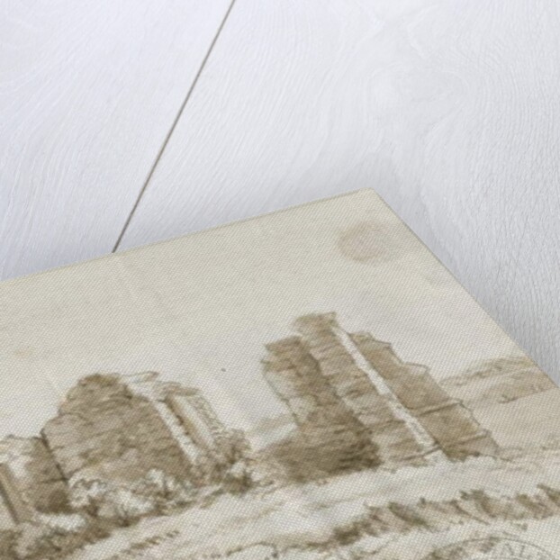 Stafford - Creswell Chapel: pen and wash drawing, 1824 by School English