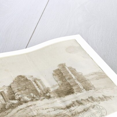 Stafford - Creswell Chapel: pen and wash drawing, 1824 by School English