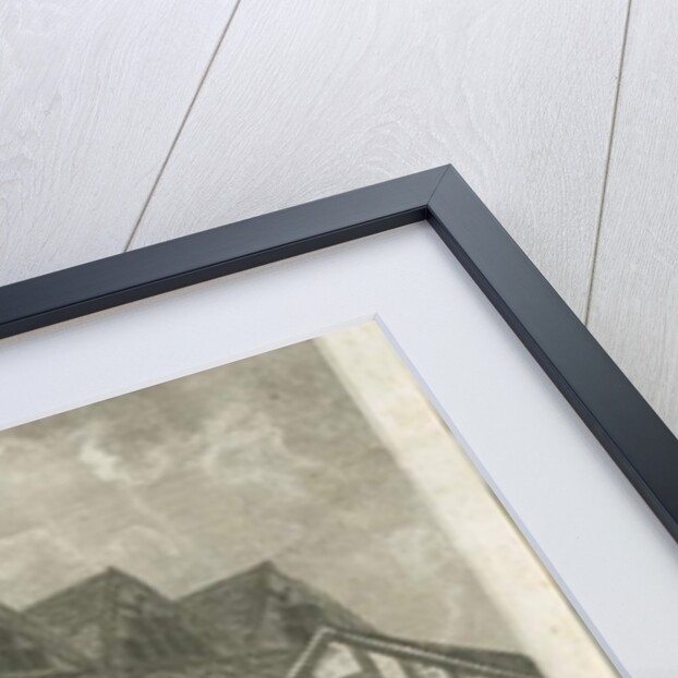 Stafford - Ancient 'High House': engraving by School English