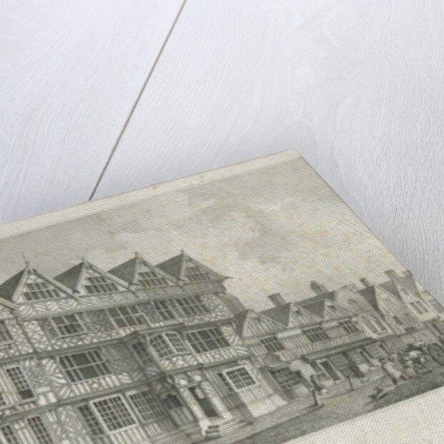 Stafford - Ancient 'High House': lithograph, nd [19th cent] by John Robert Fernyhough