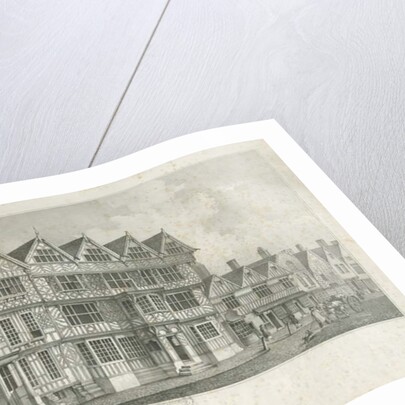 Stafford - Ancient 'High House': lithograph, nd [19th cent] by John Robert Fernyhough