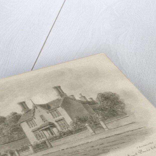 Stafford - Residence of Reverend Baber by John Buckler