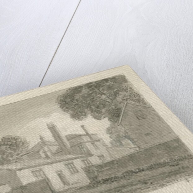 Rugeley Town - Grammar School, 1824 by John Chessell Buckler