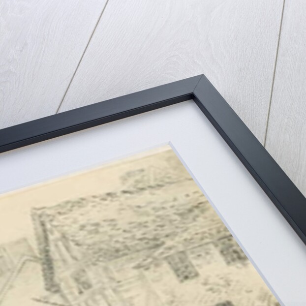 Rugeley Town: pen and ink drawing, 26 Nov 1813 by John Allport