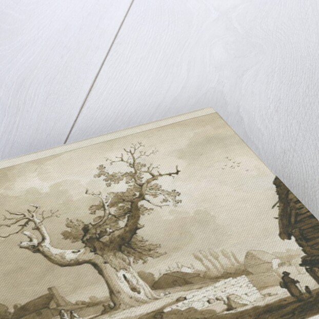 Norbury Village - 'The Norbury Elm' by Thomas Peploe Wood