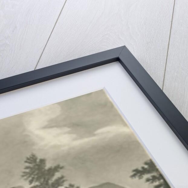 Rugeley - Cottage near Etchinghill: dark sepia wash drawing, 1835 by John Robert Fernyhough