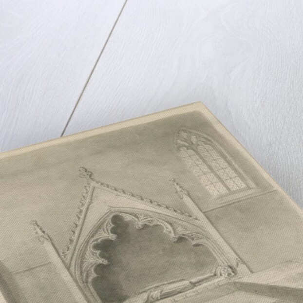 Norbury Church - Monument to Ralph le Botiler by John Buckler