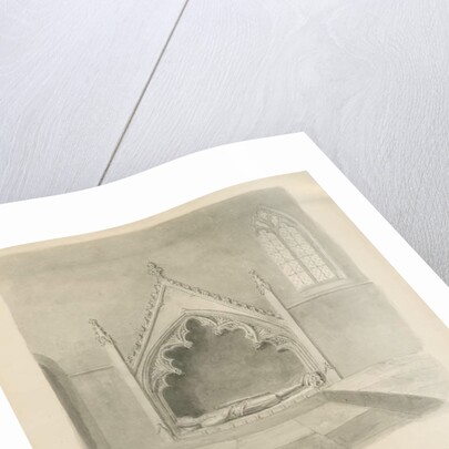 Norbury Church - Monument to Ralph le Botiler by John Buckler