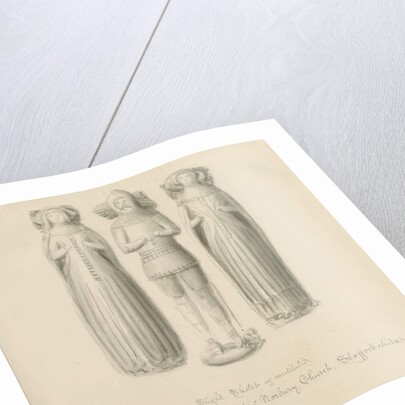 Norbury Church - Effigy [of Sir Edward Botiler] by John Buckler