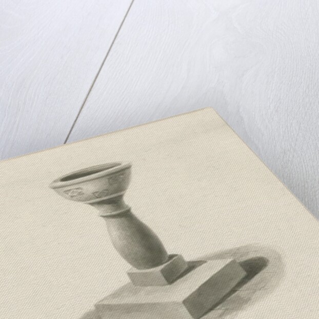 Font in Norbury Church by John Buckler