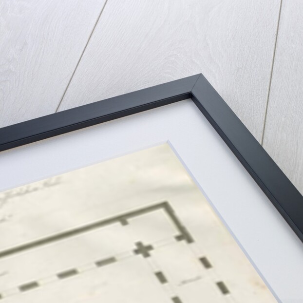 Stafford - Plan of Basement Story of Shire Hall: engraving, nd [1794-1798] by John Harvey