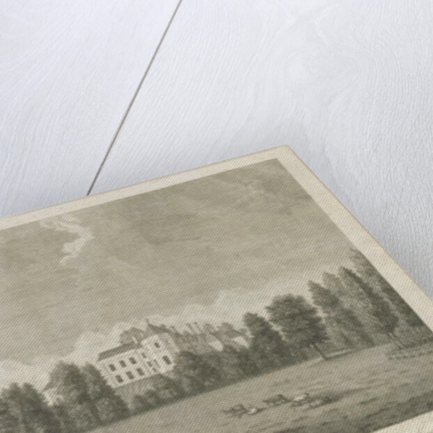 Hagley Hall: engraving, 1795 by Stebbing Shaw