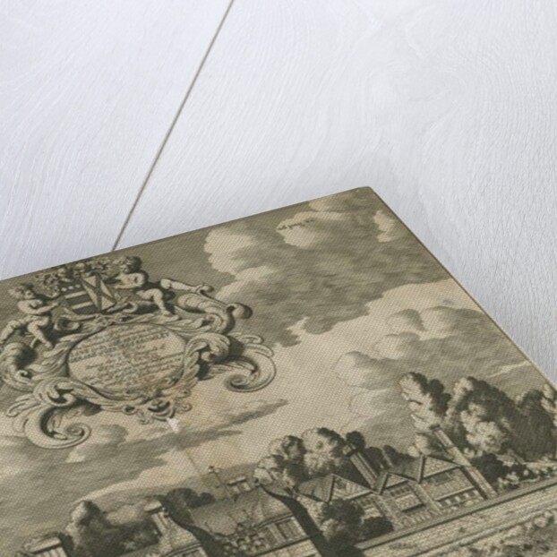 Sandon Hall: engraving by Michael Burghers