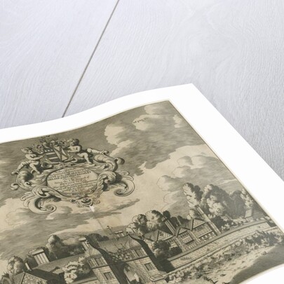 Sandon Hall: engraving by Michael Burghers