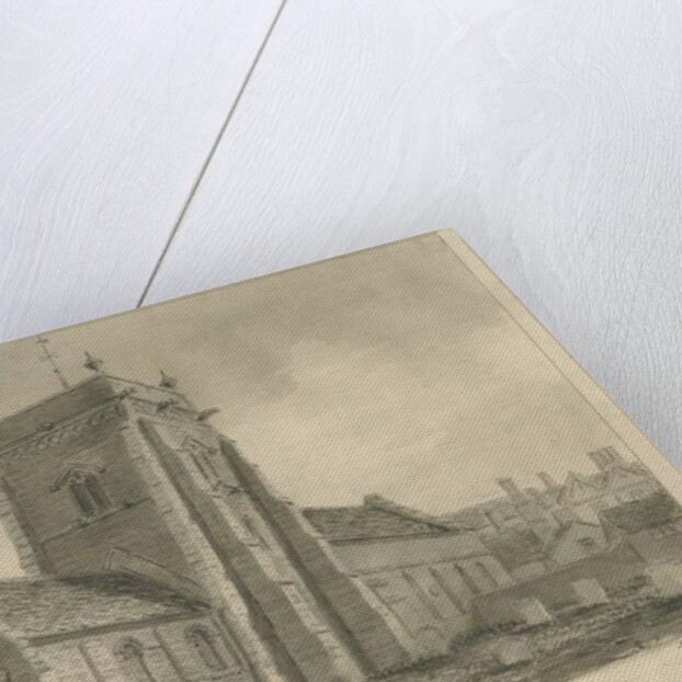 Stafford - St. Chad's Church, 1837 by John Buckler