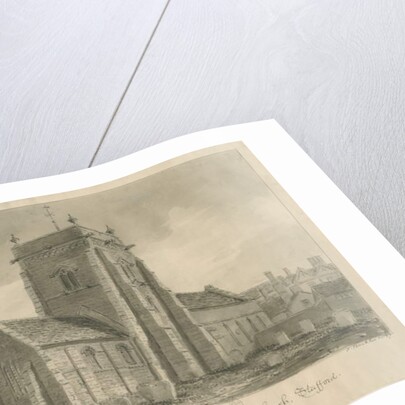 Stafford - St. Chad's Church, 1837 by John Buckler